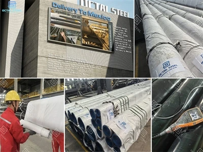 Szállítás Mexikóba – Octal Pipe API 5L B osztályú varrat nélküli csöveket szá...